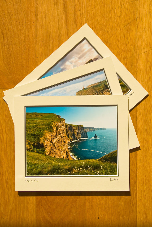 Sean Tomkins' Irish Landscape Photographic prints. Sample sizes for larger photographs.