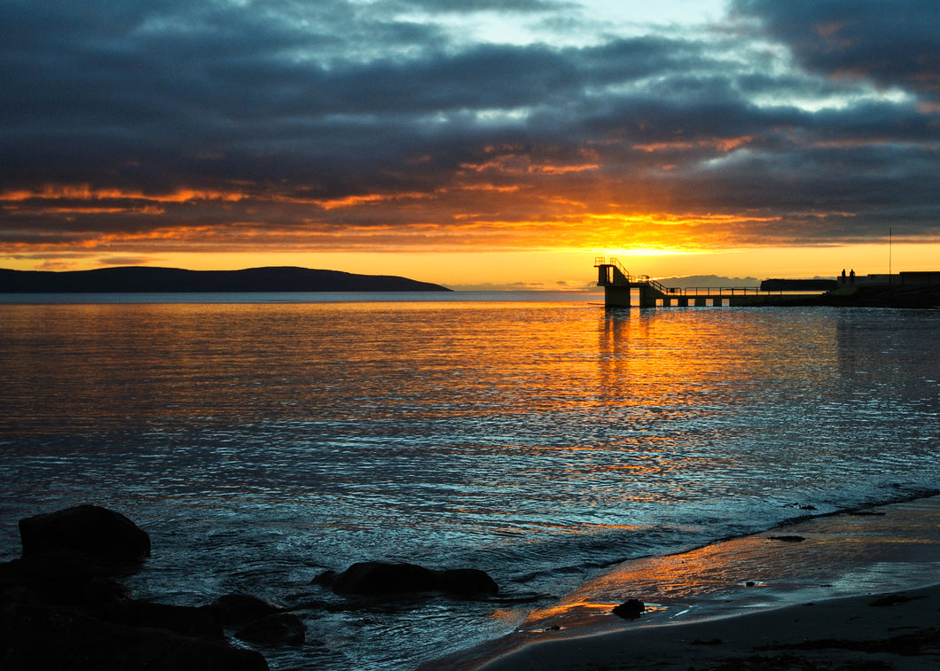 Galway Bay at sunset